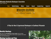Tablet Screenshot of mwbeekeepers.org